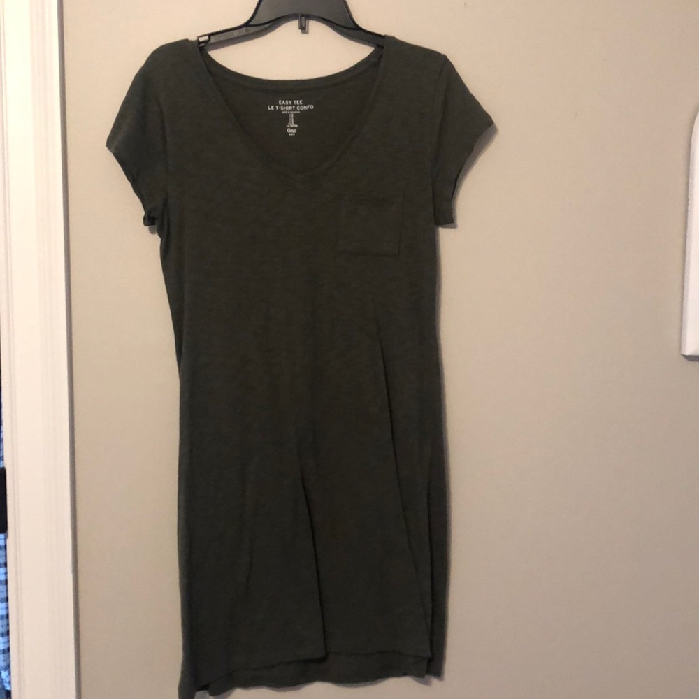 Olive green Gap dress